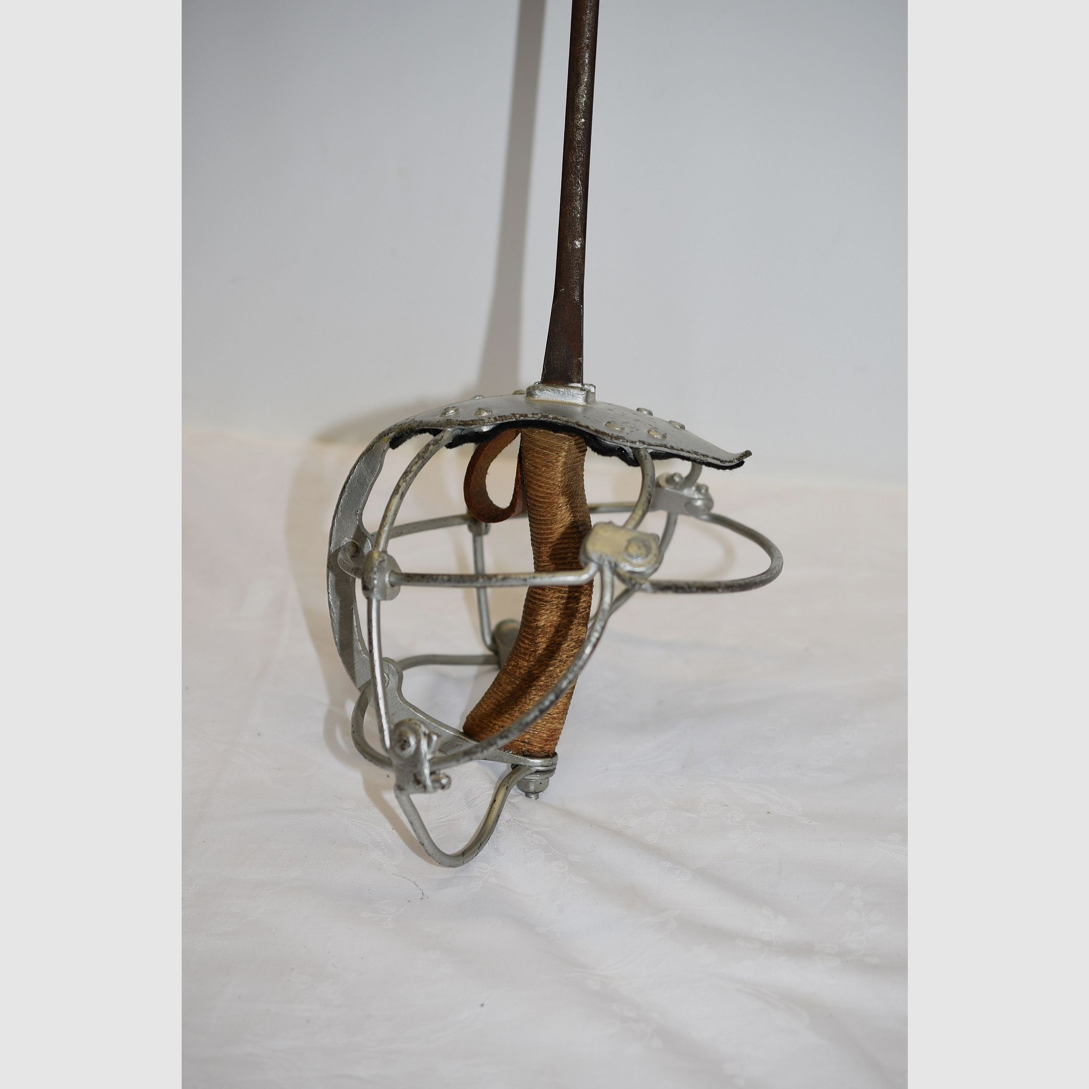 Korbschläger, Paukschläger, Fechten, Gesamtlänge 104 cm