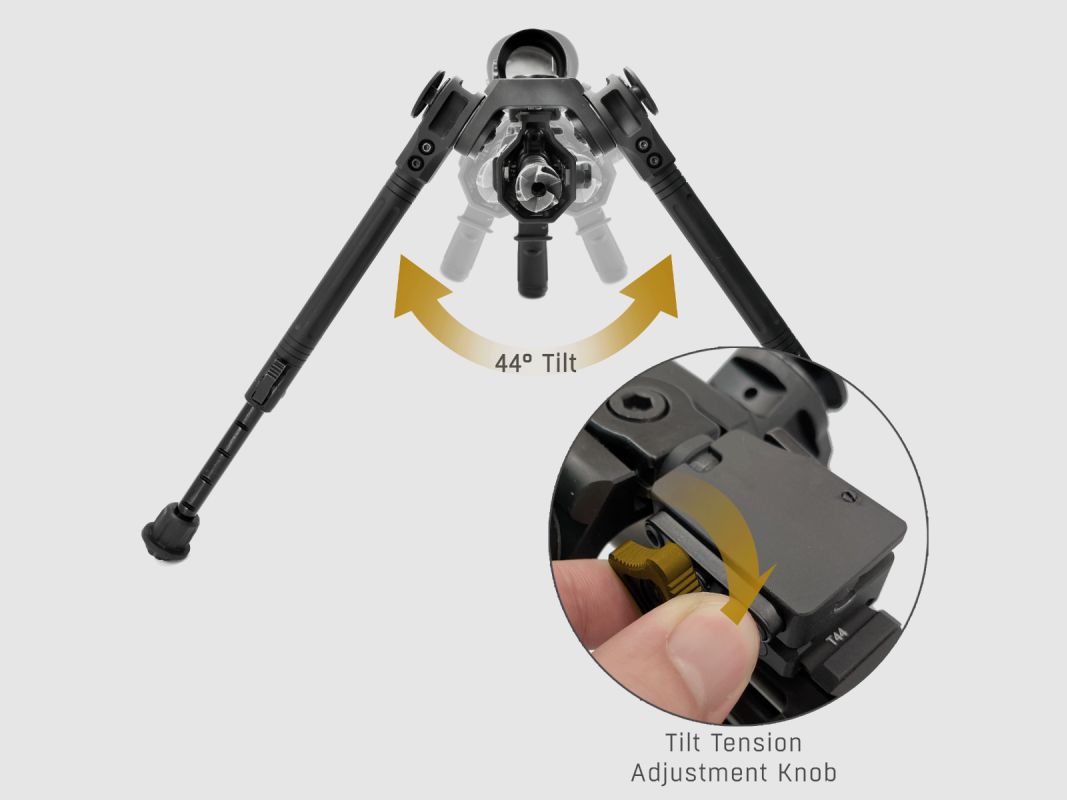MONTAGE BIPOD QD BOVEN DE LOOP, afbeelding 5 van 5