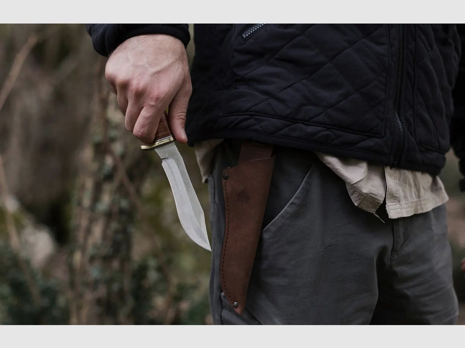 PUMA SGB Buffalo Hunter, Stacked Leather