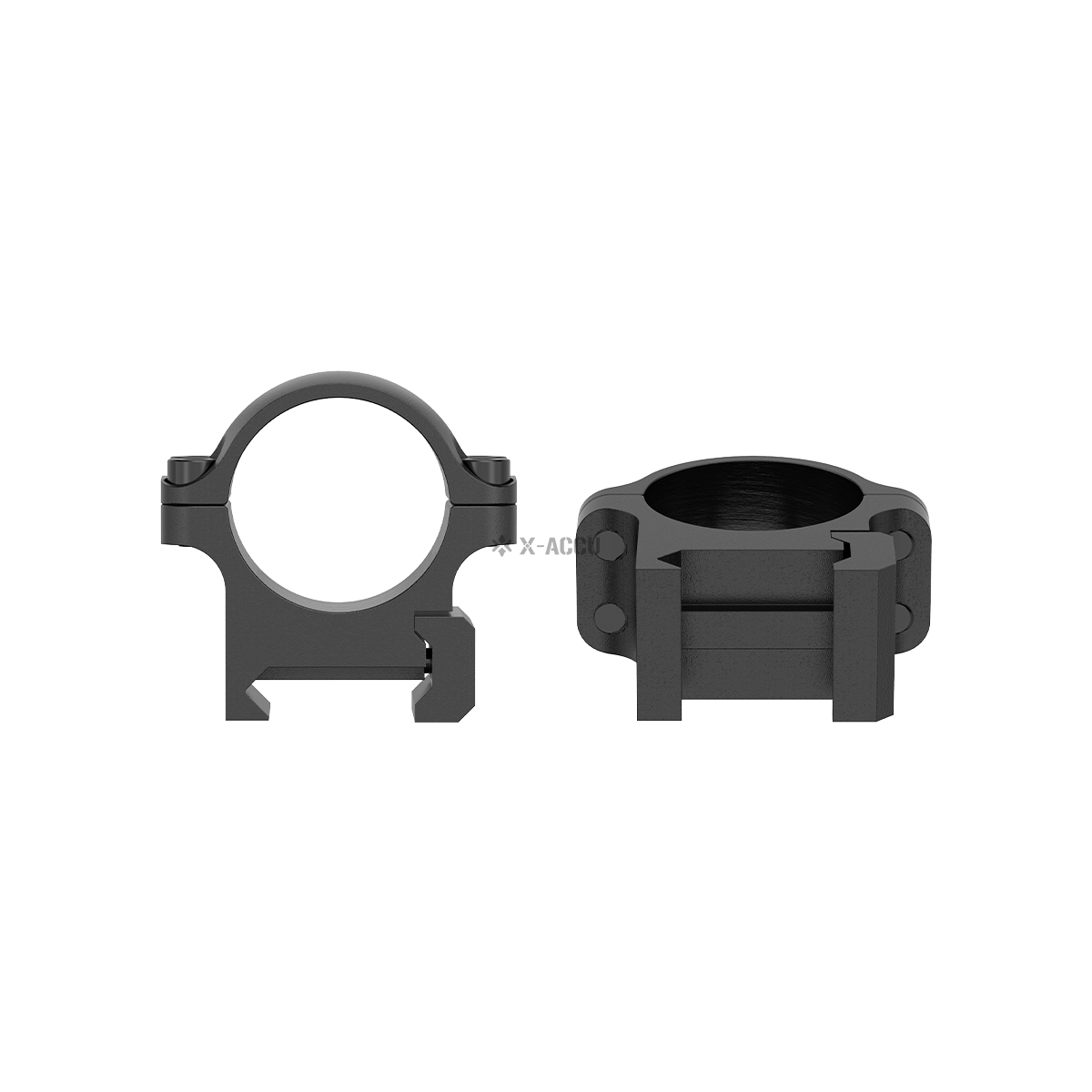 Ringpaar Vector X-Accu, 25,4 mm, 0,75", Weaver-Schiene – niedrig, Bild 5 von 9