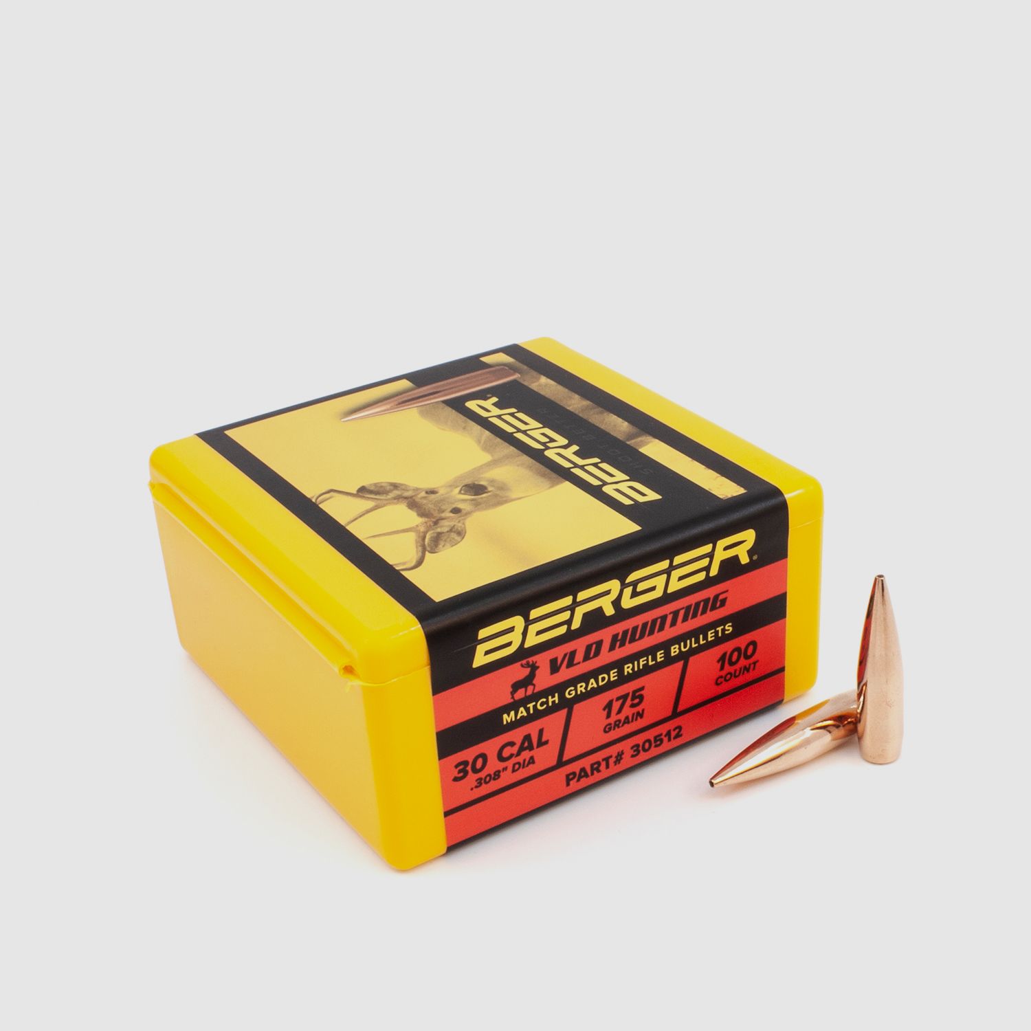 Berger Bullet .30 VLD Hunting 175GR 100 Pieces