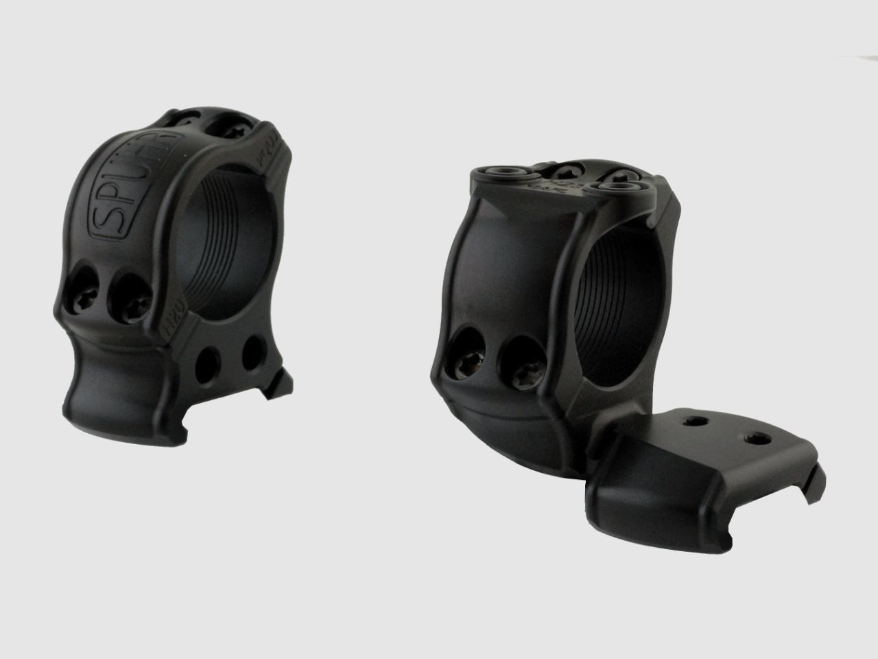 Spuhr Picatinny Ring-Montage Hunting ø 1" H 25,4 / 12,7 mm