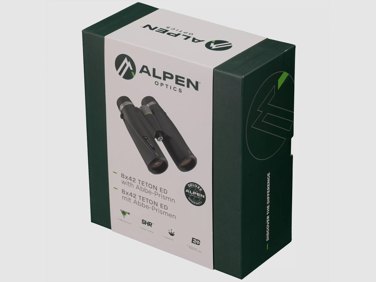 ALPEN OPTICS Teton 8x42 Fernglas mit Abbe-Prismen / ED-Glas