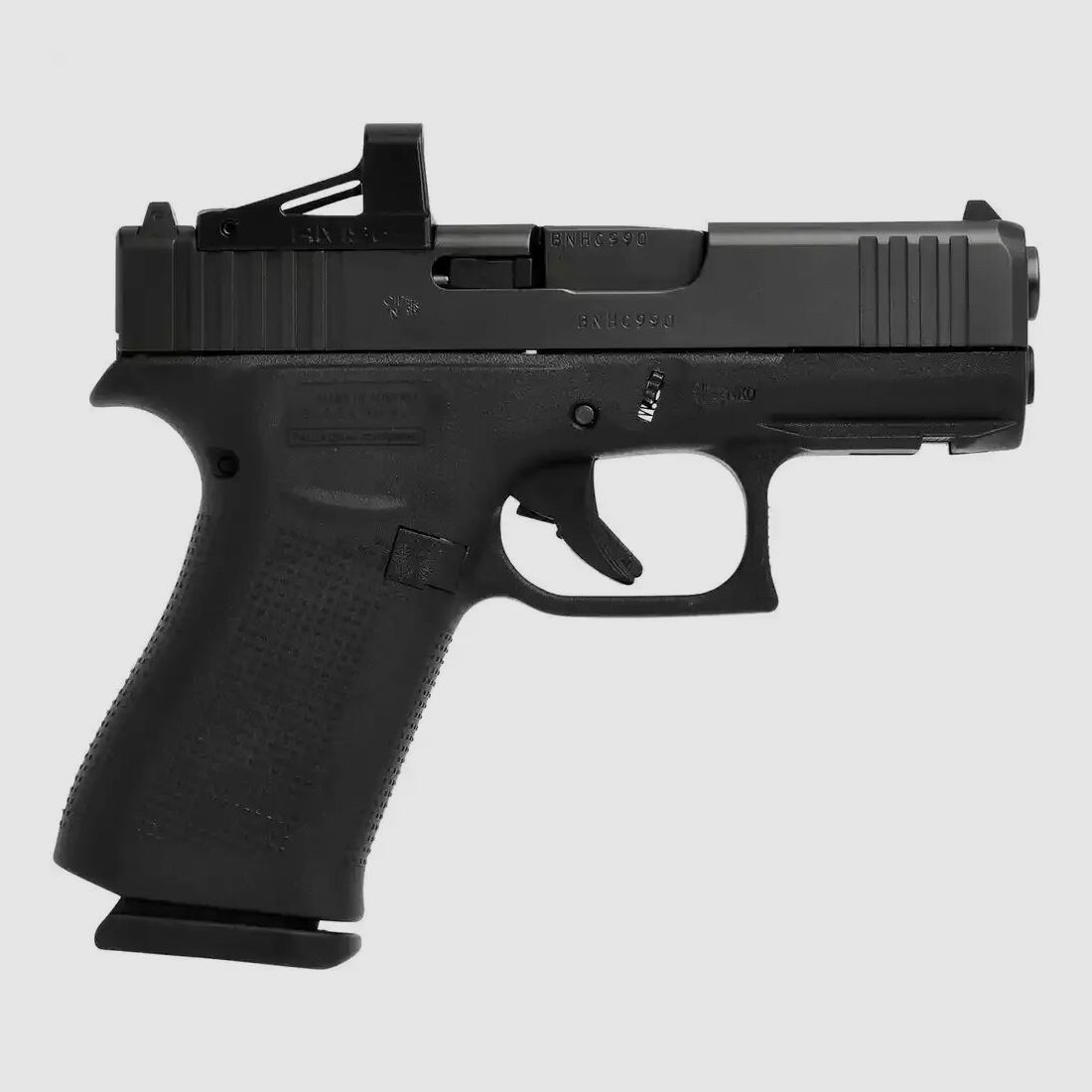 Glock Halbautom. Pistole Glock 43X Gen.5 R MOS FS inkl.RMSc Shield Red Dot im Kaliber 9mm Para (9x19)