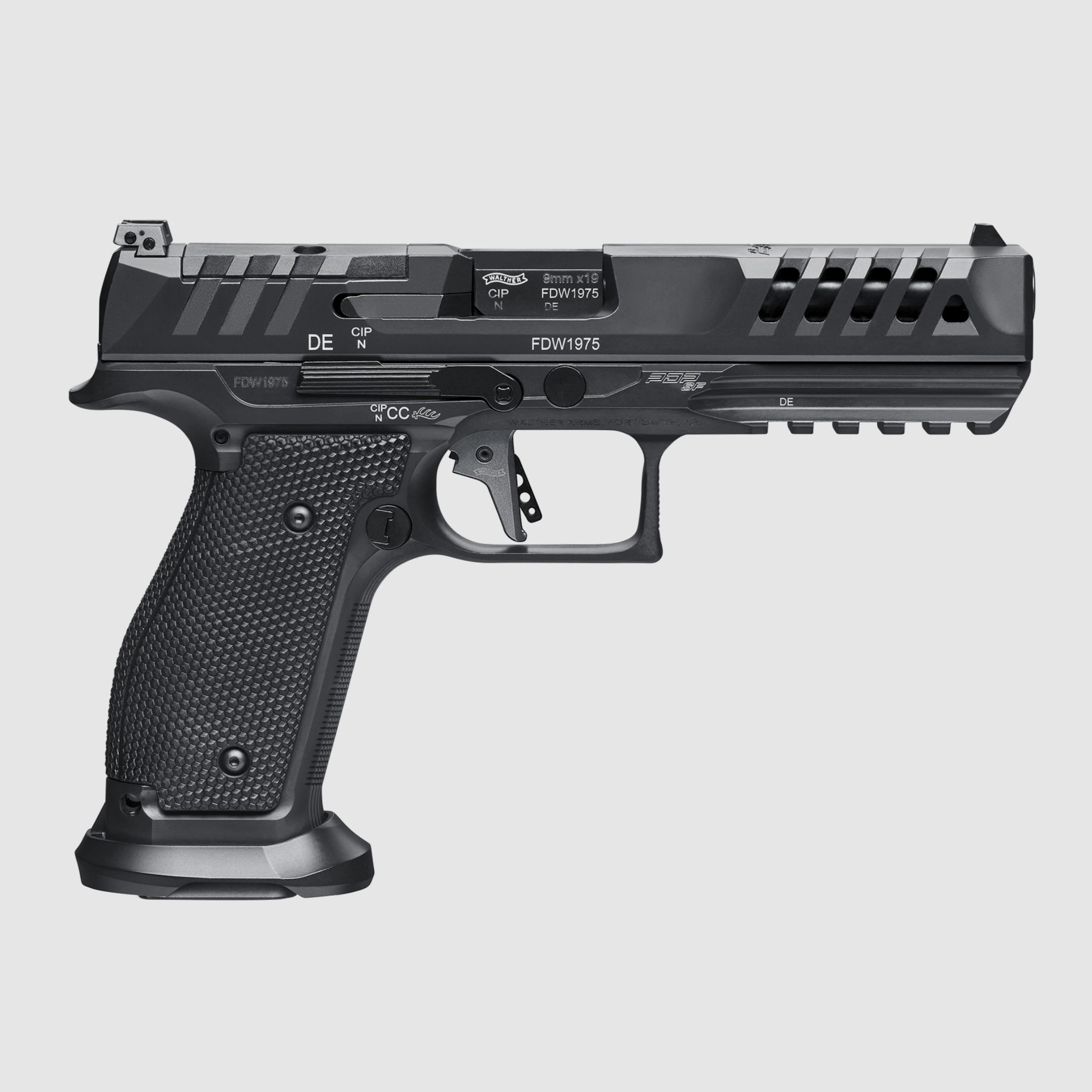 WALTHER PDP STEEL FRAME Match FS 5" 9mm Luger halbautomatische Pistole