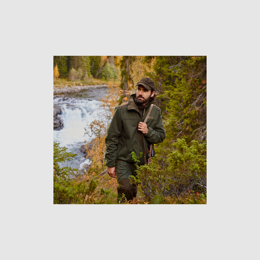 Härkila Metso Loden/Lederjacke, Bild 3 von 3