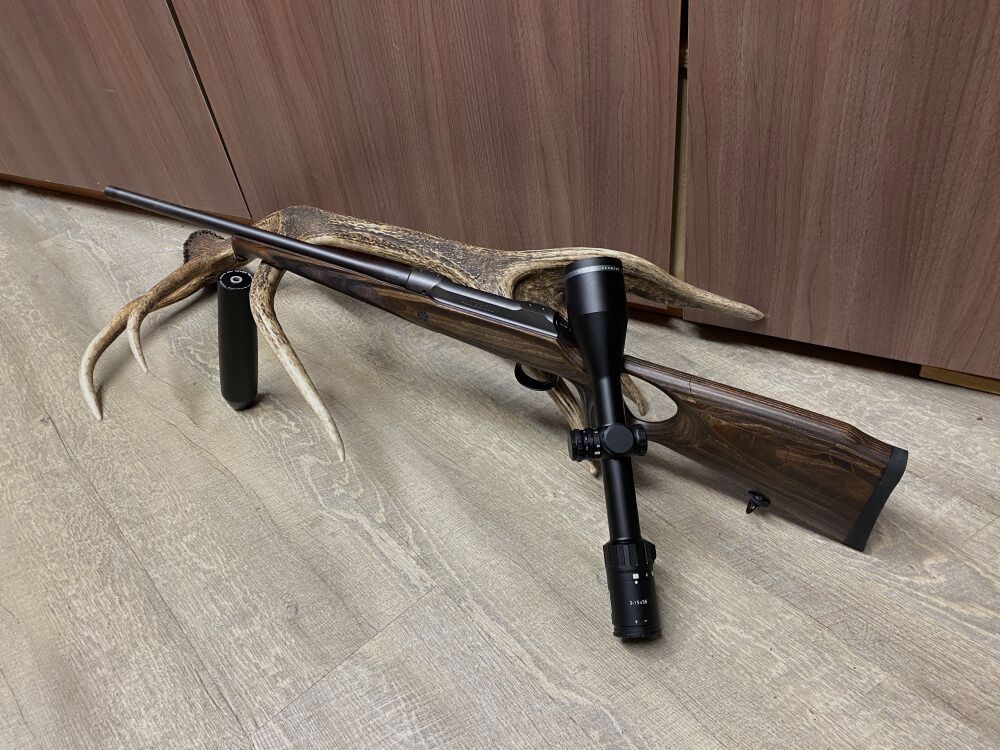 Sauer 101 GTI, with Minox Allrounder 3-15x56, with rail