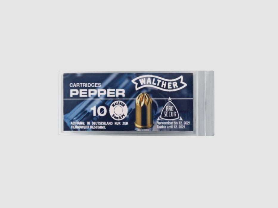 Walther Pfefferpatronen 9mm R 10 Stk., Bild 1 von 2