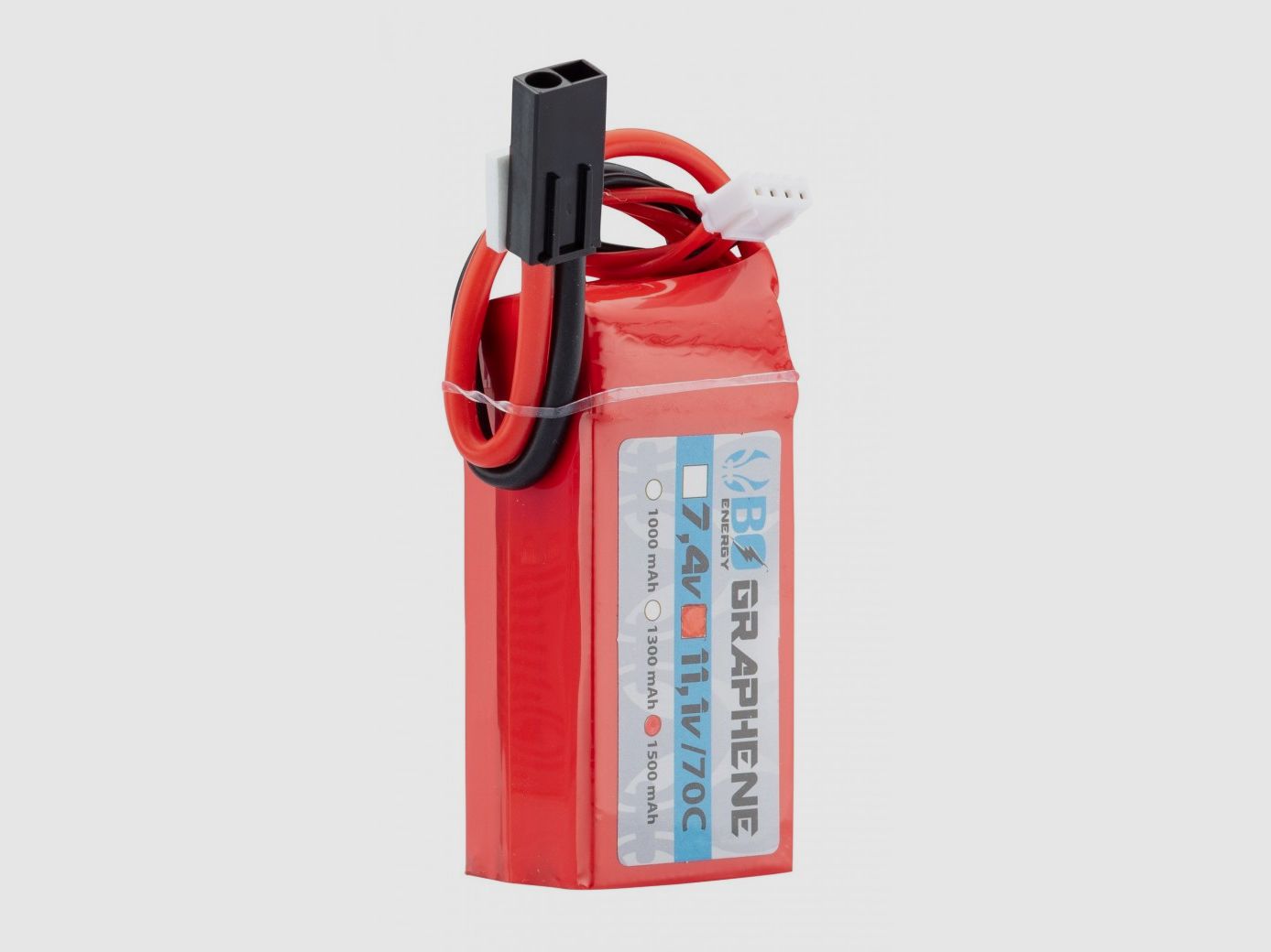 1 Stick Batterie Graphene 3S 11.1V 1500mAh 80C Lipo