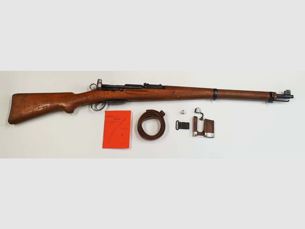 Waffenfabrik Bern Repetierbüchse Waffenfabrik Bern Schweizer K31 Kaliber 7,5x55swiss komplett nummerngleich