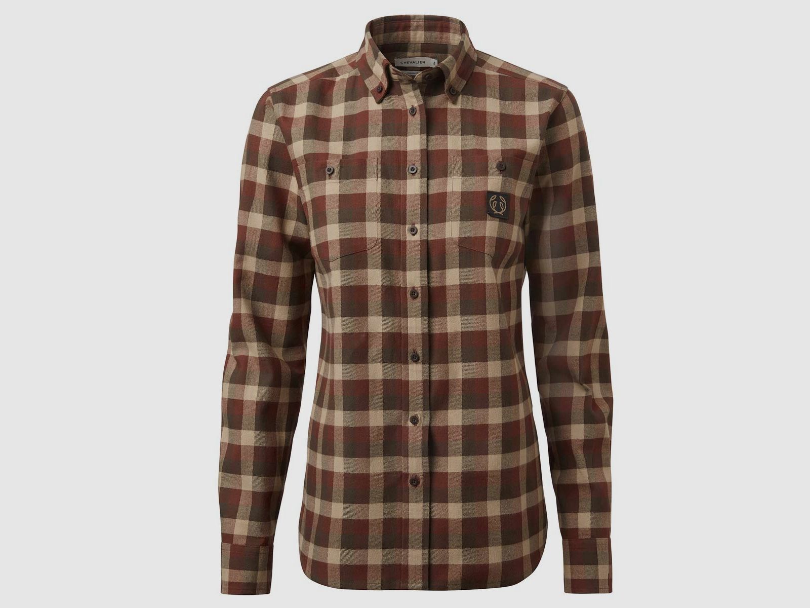 Chevalier Bluse Flannel Heron Holly Green Checked