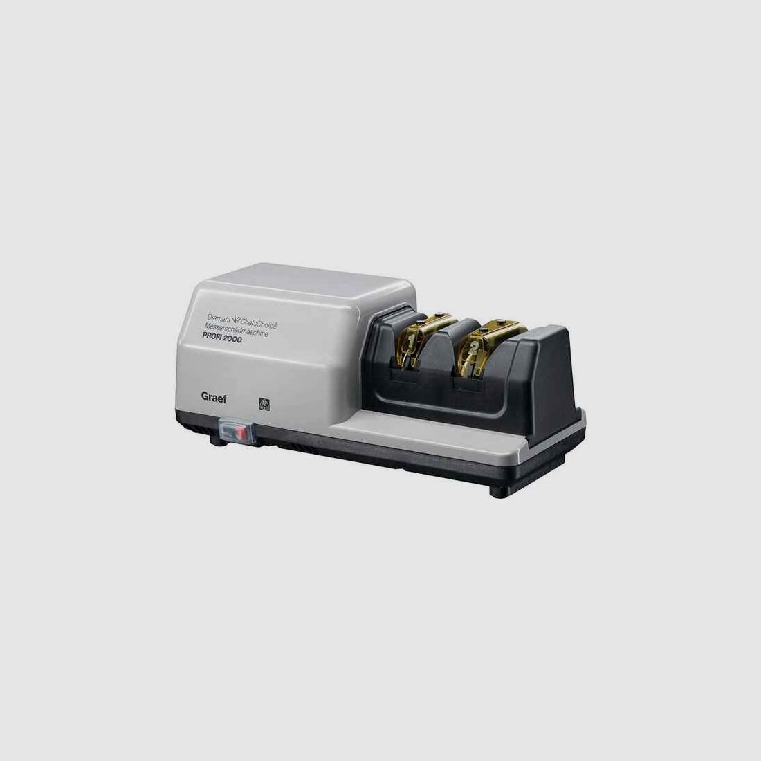 Diamant-Messerschärfmaschine CC 120 Plus von Graef mit Zwei-Stufen-Schärfeprozess