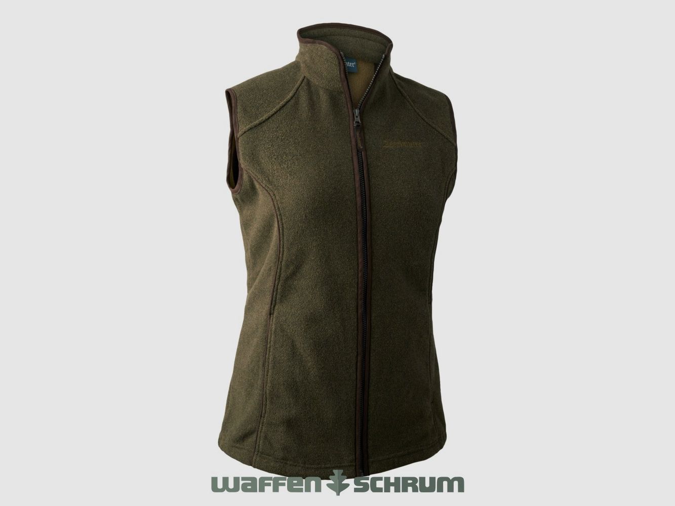 Gilet en polaire Deerhunter Josephine vert graphite mélangé