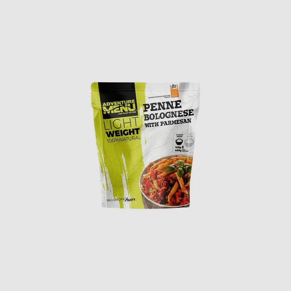 Adventure Menu Penne Légères avec Sauce Bolognaise et Parmesan