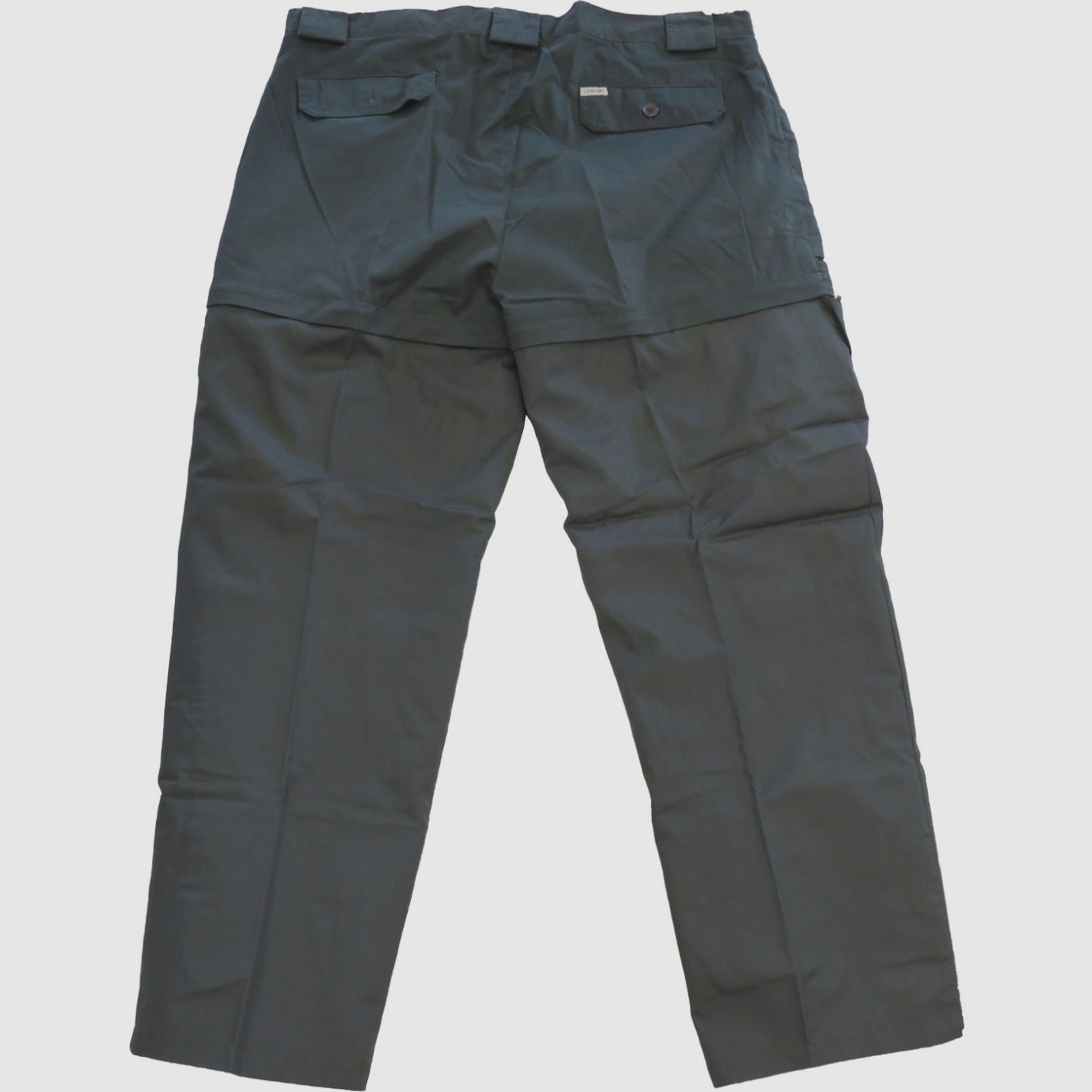 Winter gevoerde landing broek van groen nylon, afbeelding 3 van 3