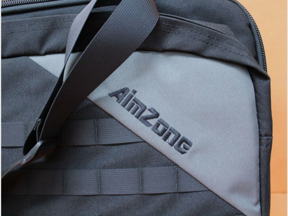 AimZone AimZone Riflebag 125H zwart/grijs wapen tas (ca. 127x36x6cm) gevoerd met schouderriem/ MOLLE