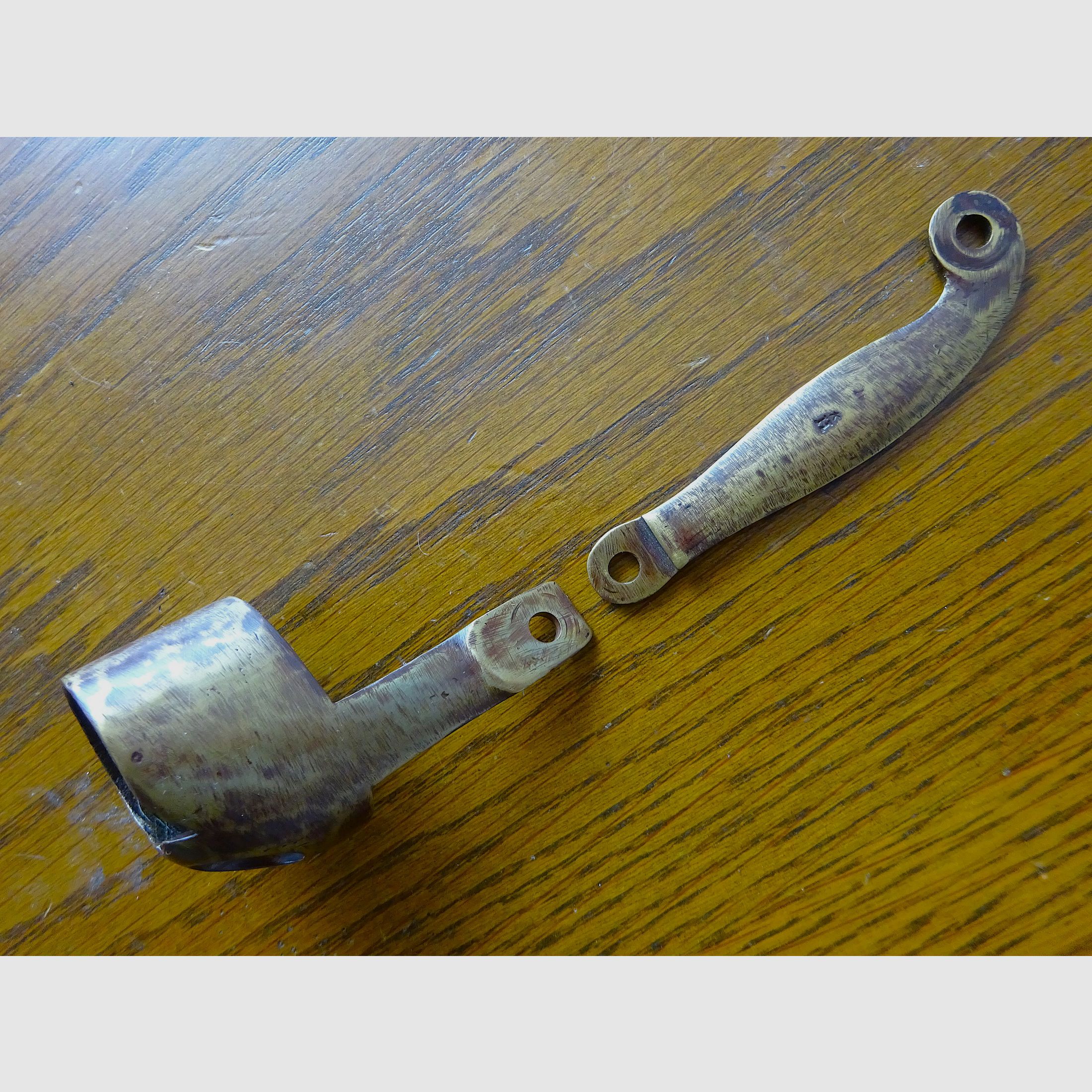Originele messing beslag voor Franse voorlader cavaleriepistool Mod.1822 T bis