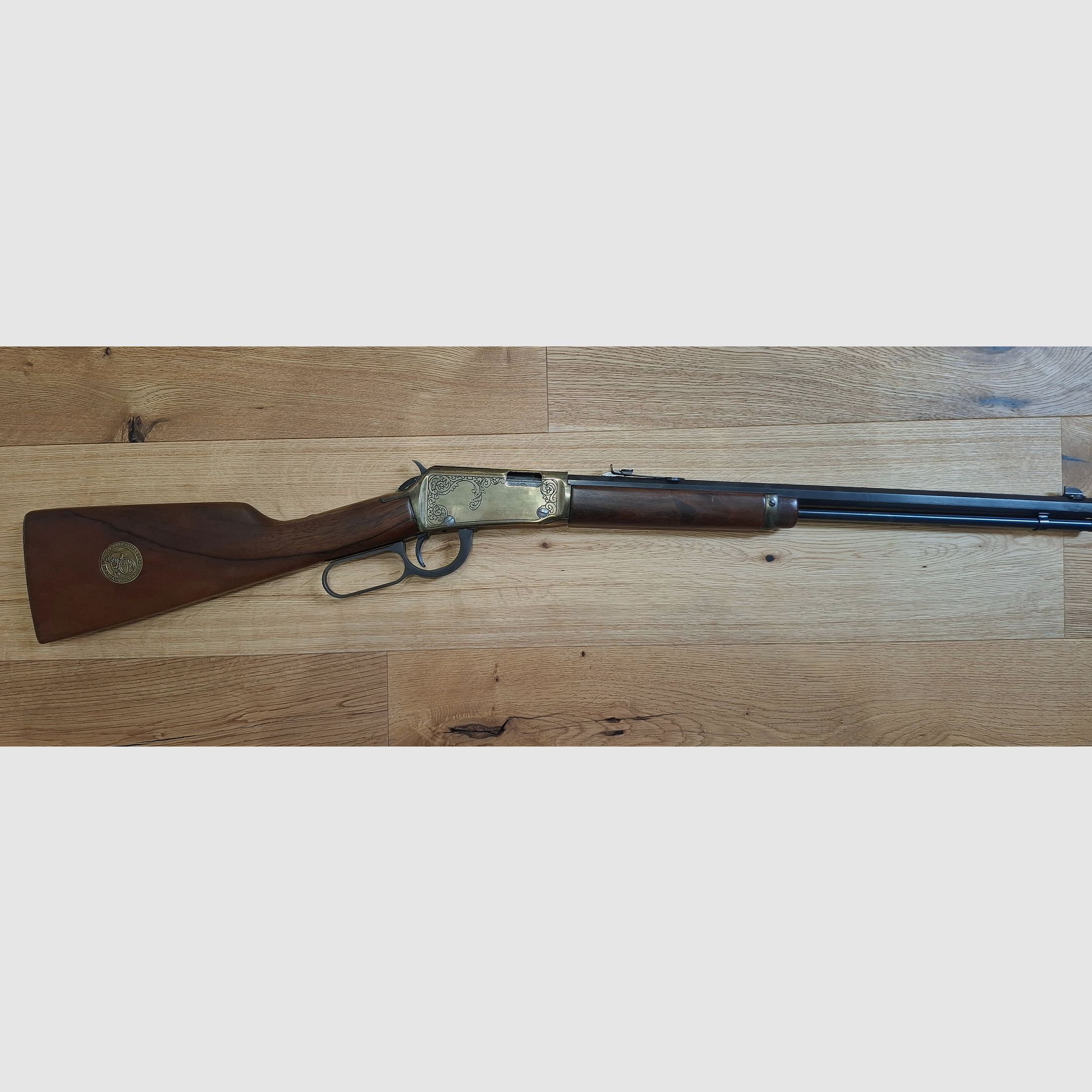 Unterhebelrepetierer Erma Buffalo EG 71 B - 50 Jahre Erma-Werke-Jubiläumswaffe .22lr