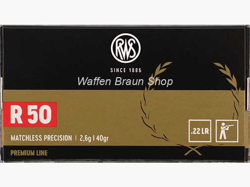 RWS .22 l.r. R50 50 Stück