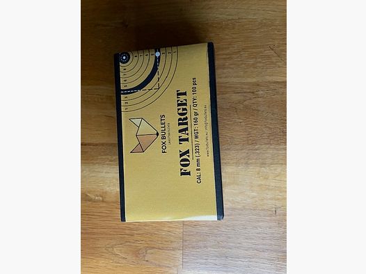 Volpe . .323 Obiettivo 160 gr ( 8 mm )