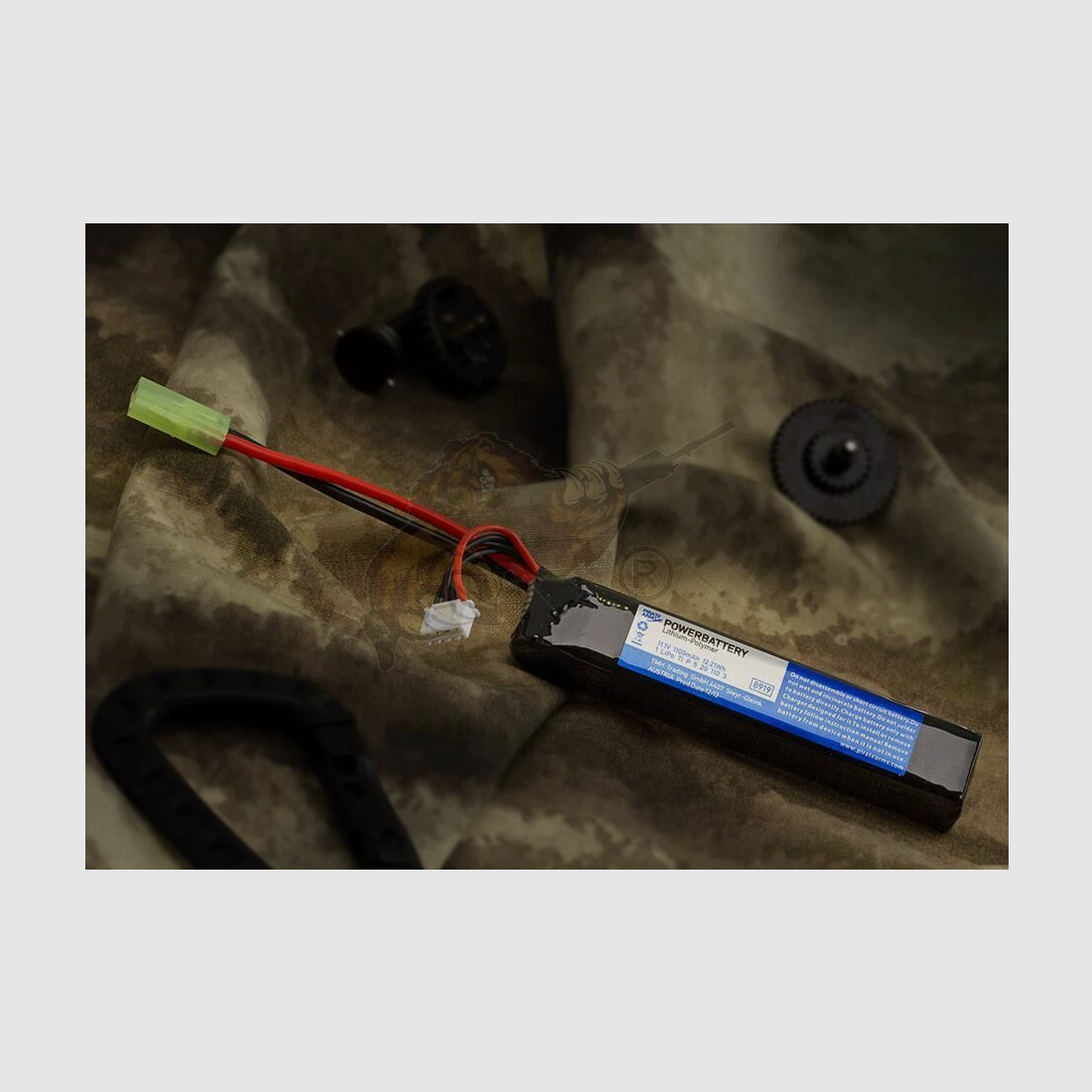 Airsoft Li-Po Akku 11.1V 1100mAh 15C Stock Type
