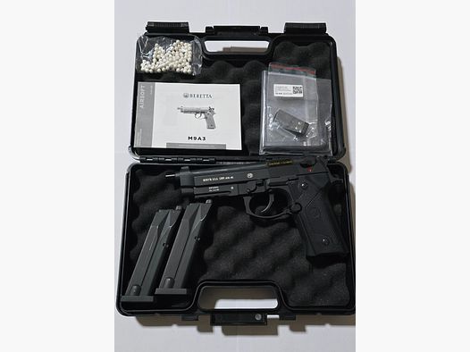 Beretta Mod. M9A3 Softair 6mm Co2 Airsoft 2 Magazin