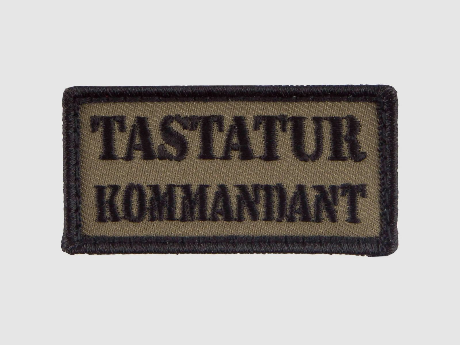 Café Viereck Patch Tastatur-Kommandant