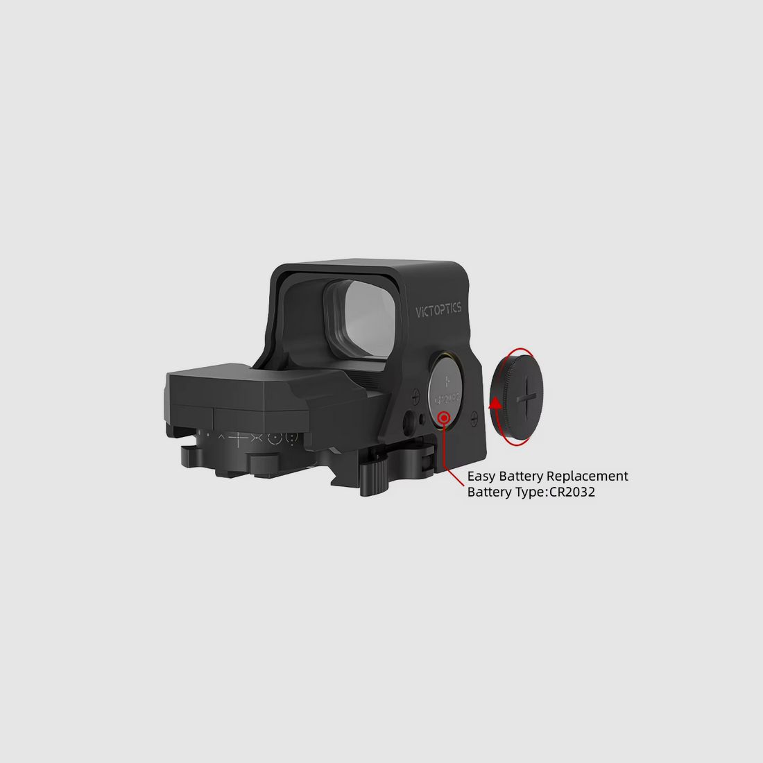 VictOptics - RDSL35 Red Dot-Visier - 1x27x39 - 8 verschiedene Absehen - rot/grün - OVP & NEU