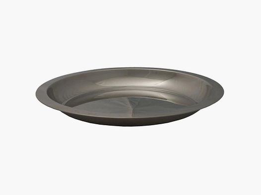 BasicNature Edelstahlteller flach
