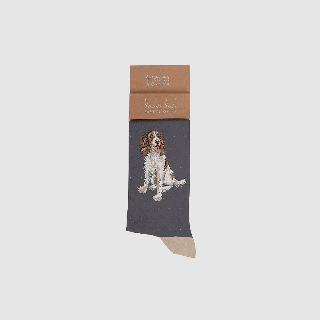 Wrendale Herren - Socken "Willow" mit Spaniel