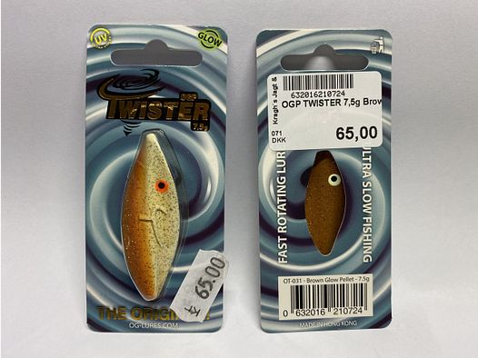 OGP TWISTER 7,5g – Brown GLow Pellet