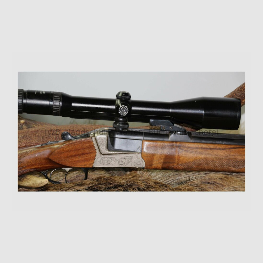 Bockbüchsflinte Krieghoff Teck z podwójnym zamkiem Bock z wymiennym lufą 12/70;.30RBlaser