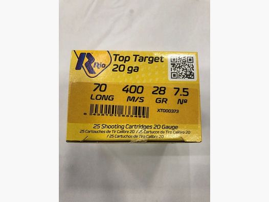 RIO PATRONEN C20 TRAP 7 1/2