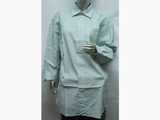 Camisa 1/1 manga, talla 40 - 1 bolsillo en el pecho, a rayas