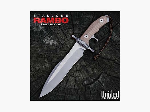 Rambo 5 Ultimo Sangue Heartstopper Coltello Bowie MK-9 United Cutlery
