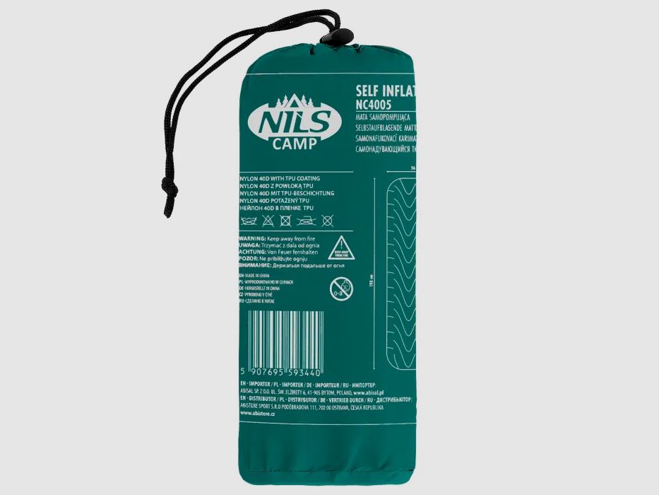 NC4005 Selbstaufblasende Isomatte Dunkelgrün