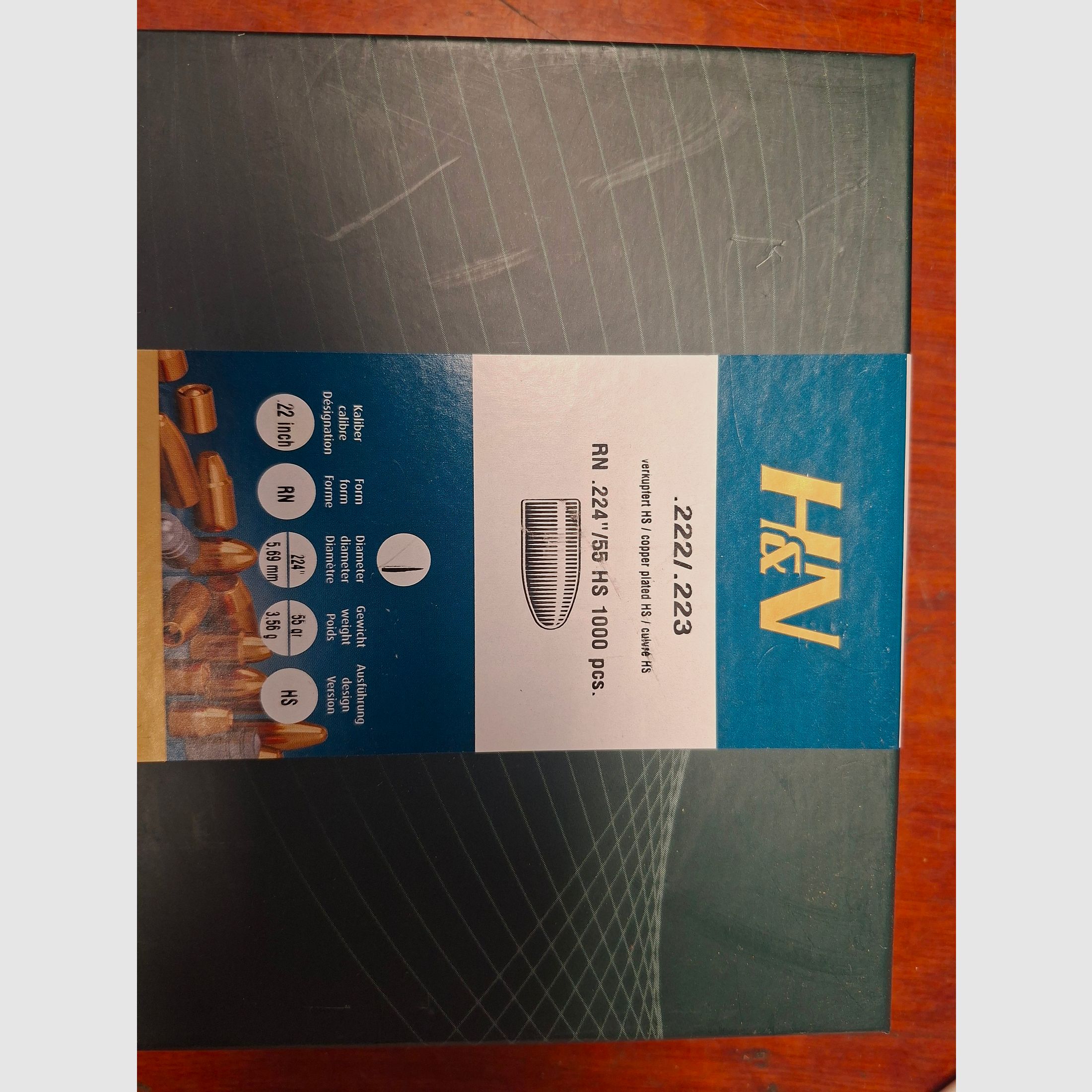 Accesorios para recarga, casquillos, proyectiles