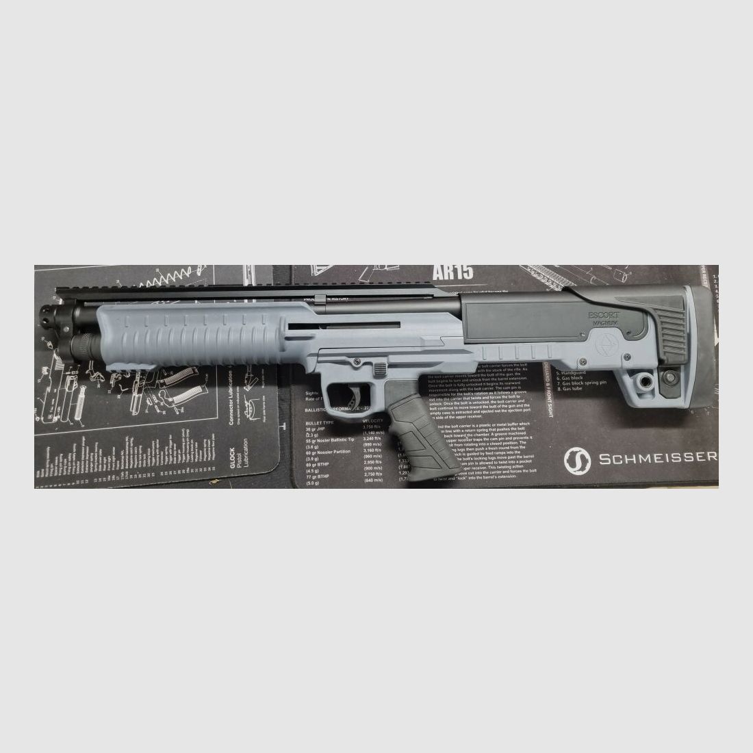 Hatsan Escort - Bull Tc PX Grey 12/76 - 18" 6 Schuss