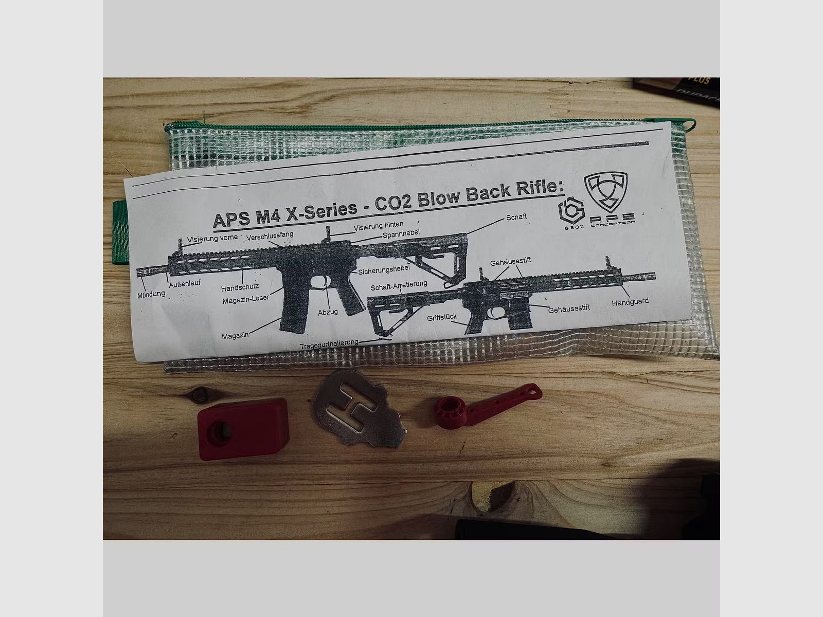 APS M4 X2 Xtreme Rifle Vollmetall GBox CO2BB 6mm BB schwarz