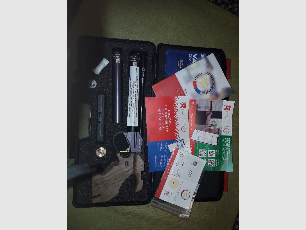 Morini LP CM 162 EI - Titan mit elektronischem Abzug und 2 Kartuschen - NEU - 