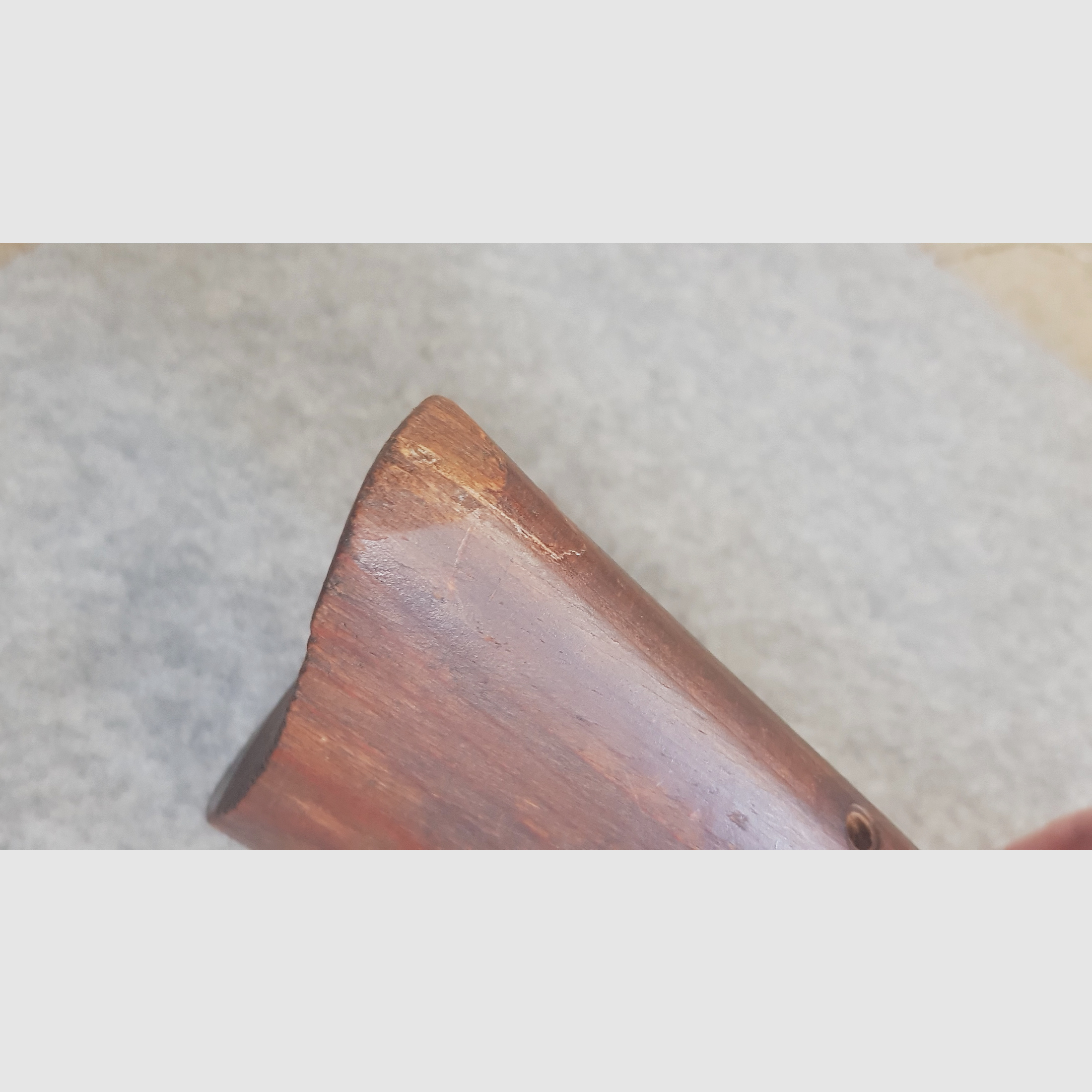 Haenel Mod. 49a  mit  dunklen Schichtholzschaft von 1953 im schönen Zustand Durchlader kein 310