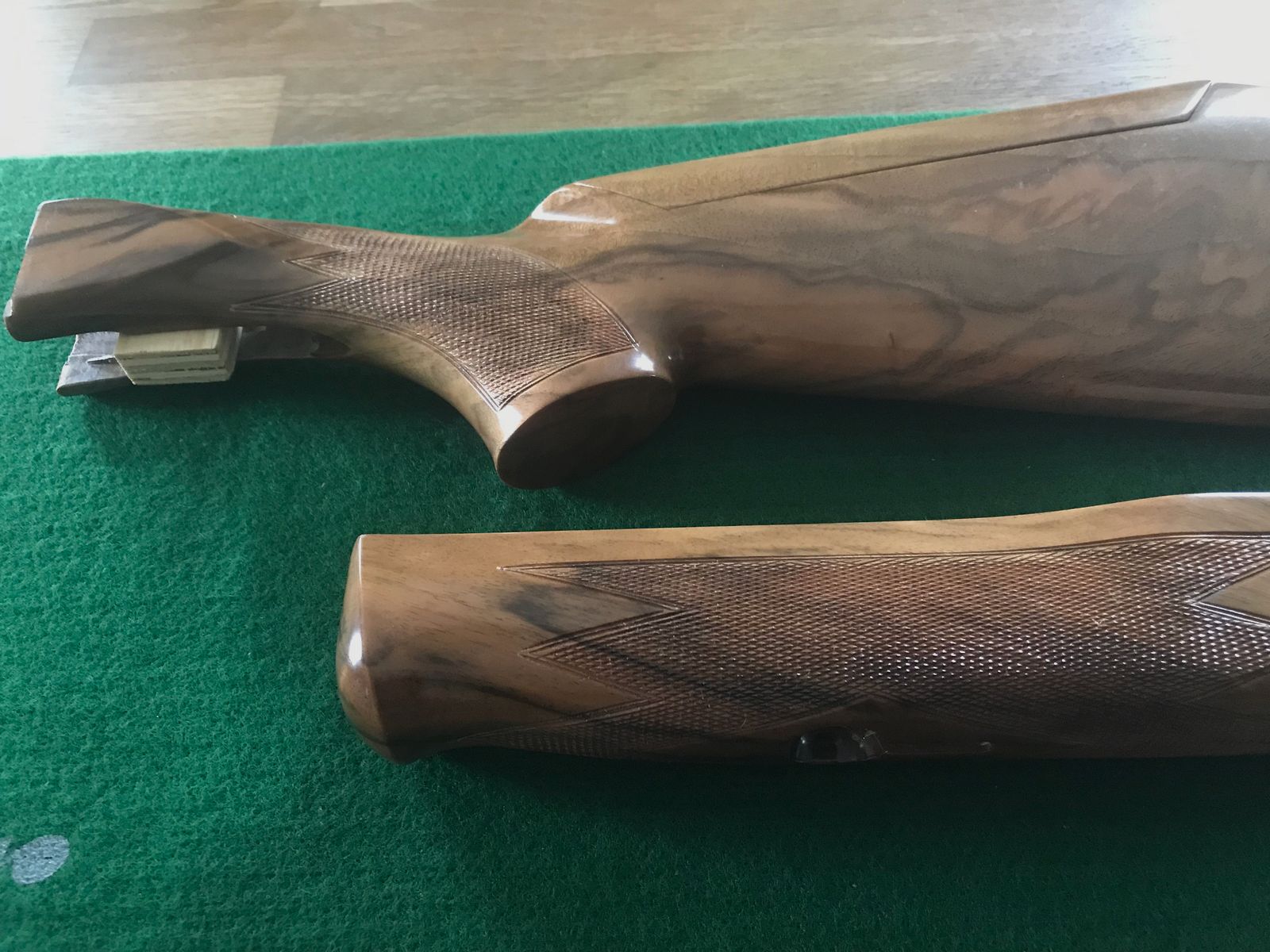 Krieghoff K80 Sporting Schaftset voor voor- en achterste schouderstuk met verstelbare schoudersteun
