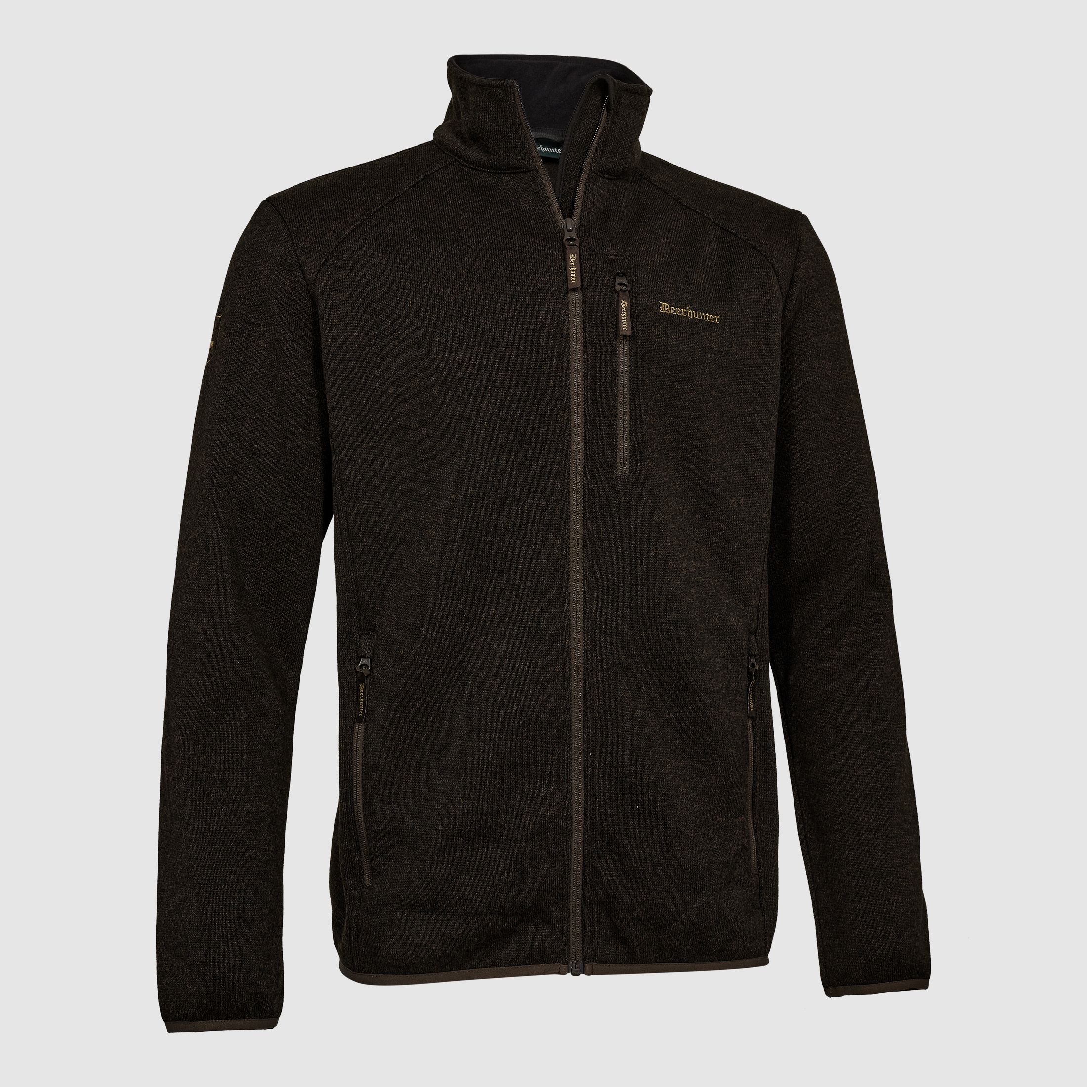 Moor Chaqueta de Punto - Brown Leaf - Talla: 4XL