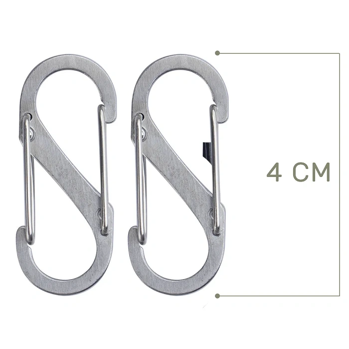 S-Biner #1 - Stalowy - 2 Pack - SB1-2PK-11 - Nite Ize