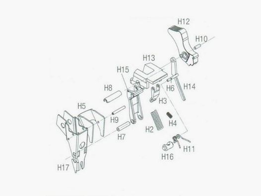 Hammerhalterung H13 Desert Eagle