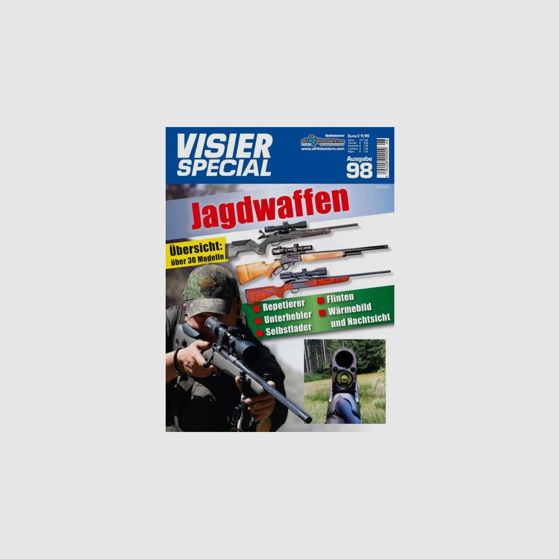 VISIER Zeitschrift Special 98 Jagdwaffen