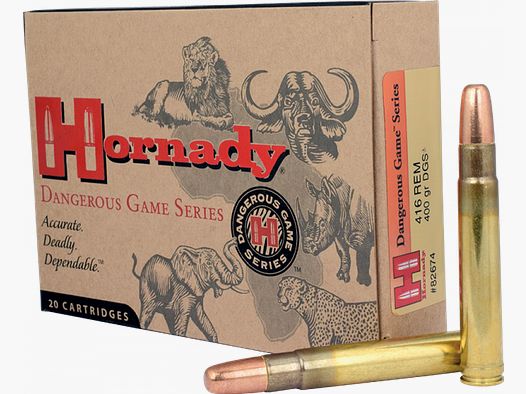 Hornady Dangerous Game .416 Rem Mag DGS 400 grs Büchsenpatronen