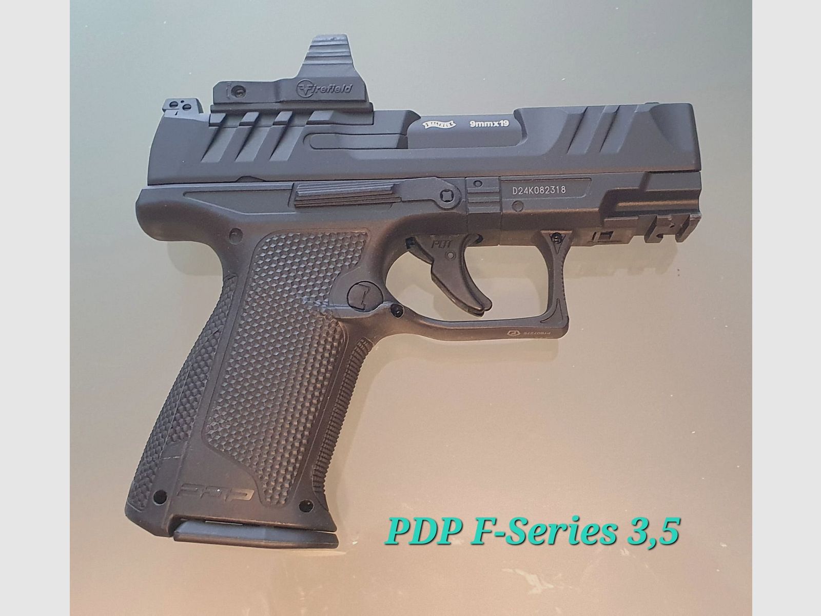 Walther CO2 Pistool PDP F 3,5" met Firefield Reflexvisier Ironclad Mini - F1