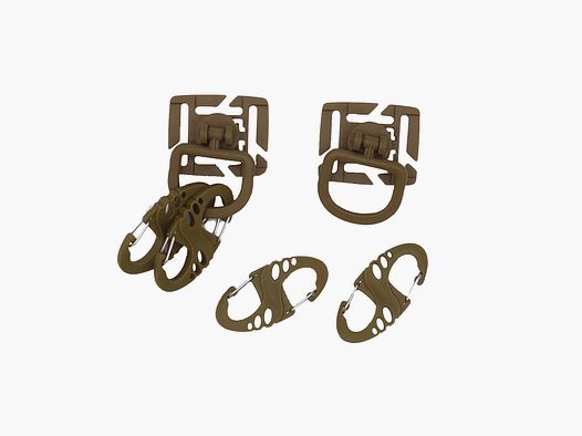 Tactical Set Ultimate S-Carabiner - Coyote Tan