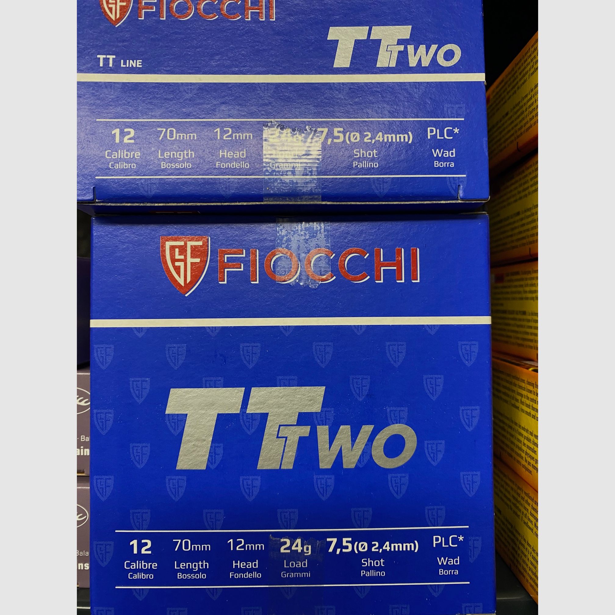 1000 Schuss Fiocchi TT Two Trap 12/70 24g  Sportschrot     www.waffenhandel-kraus.de in Lauf bei Nürnberg 